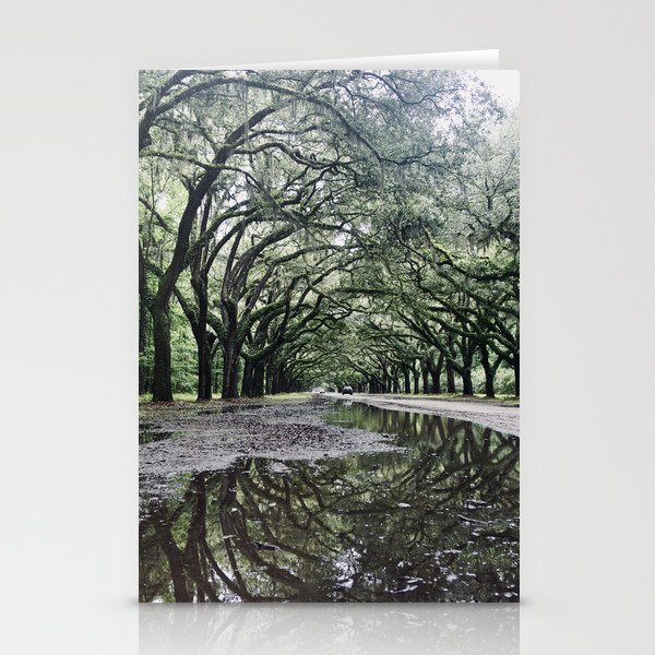 Trees Down the Road Stationery Cards