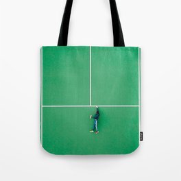 Tennis court green Tote Bag