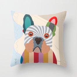 French Bulldog II Throw Pillow