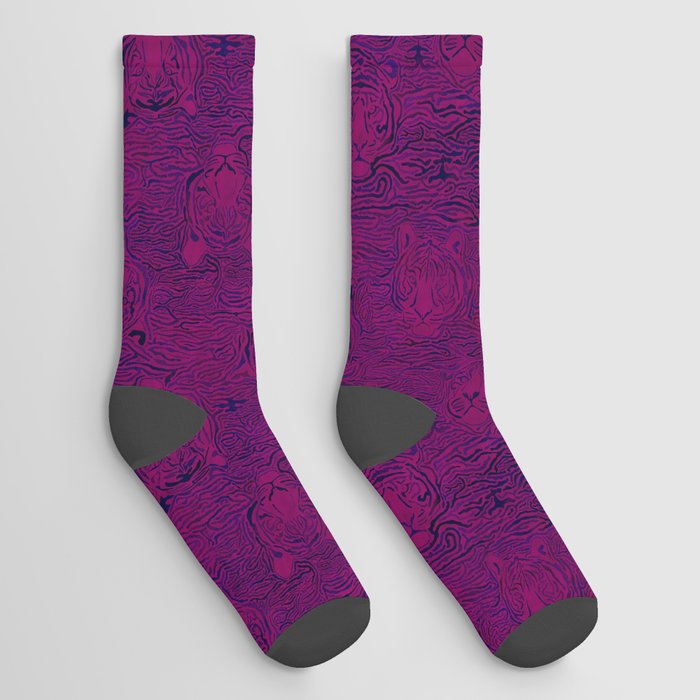 Year of the Neon Tiger Socks