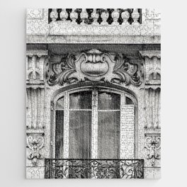 Paris Chic - Black and White Photography Jigsaw Puzzle