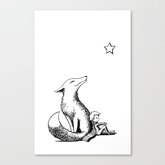 Prince and the Fox Canvas Print