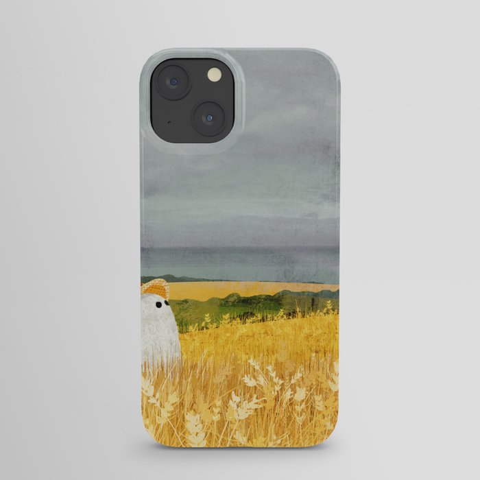 There's a ghost in the wheat field again... iPhone Case