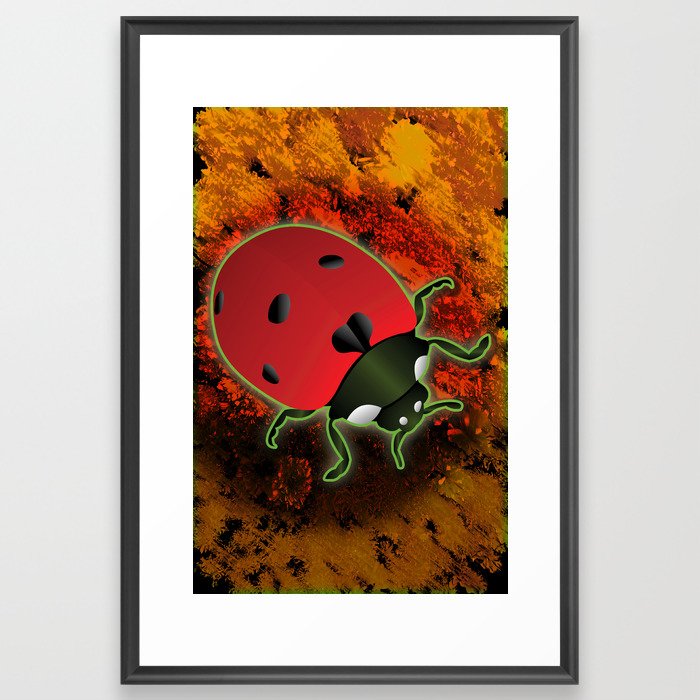 Lady Bug Framed Art Print