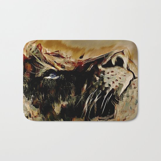 Lions mane Bath Mat