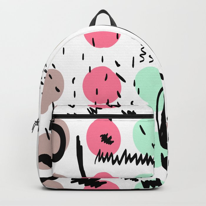 Abstract circles Backpack
