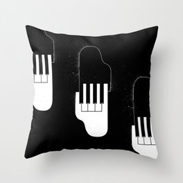Music Hands Throw Pillow