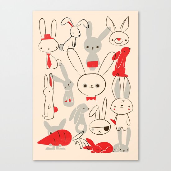 Bunnies Canvas Print