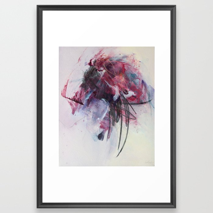Exhausted, Yet Pursuing Framed Art Print