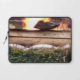 cozy by the fire Laptop Sleeve