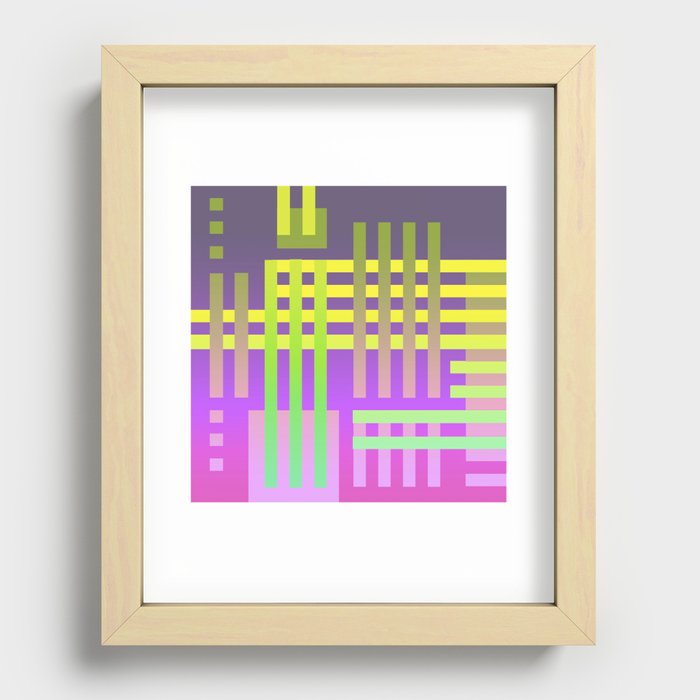 Moroccan Tribal Recessed Framed Print