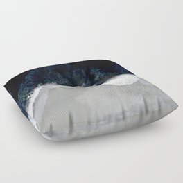 Blue Sea Floor Pillow