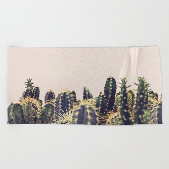 Cactus Party Beach Towel