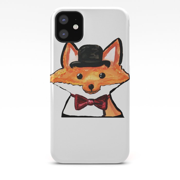 Portrait of fox iphone 11 case Portrait of fox iphone 11 case
