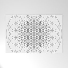 Flower of life sacred geometry Welcome Mat