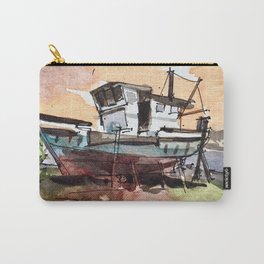 Goan Fishing Boat by the riverside in India Carry-All Pouch