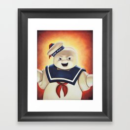 Stay Puft Marshmallow Man Framed Art Print