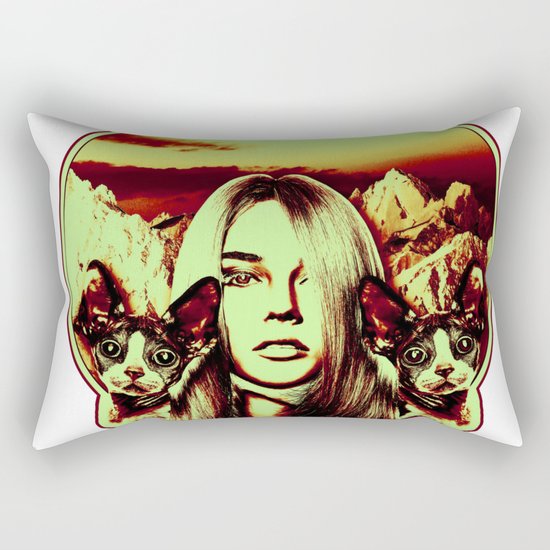 Enigmatic Rectangular Pillow