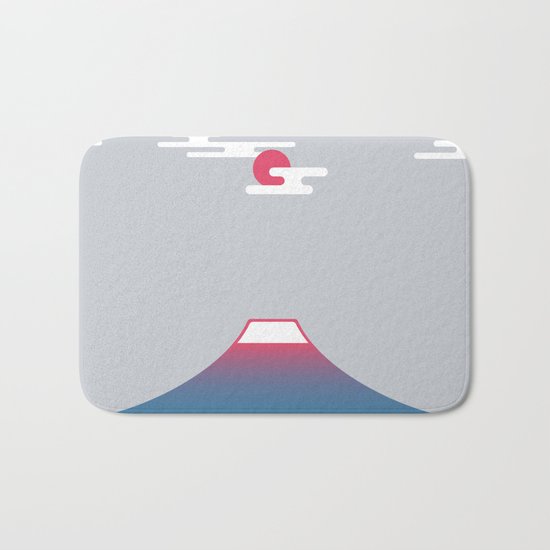 snow mountain 02 Bath Mat
