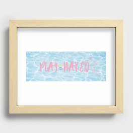 play naked 2 Recessed Framed Print