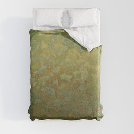 Old Green Gold Vintage Collection Duvet Cover