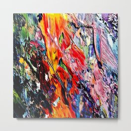 Artwork 2041 color . Bright color composition . Abstract art Metal Print | Decoration, Wallpaper, Ethnic, Design, Image, Red, Painting, Art, Bright, Handmade 