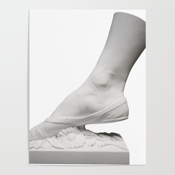 Ballet dancers foot Poster