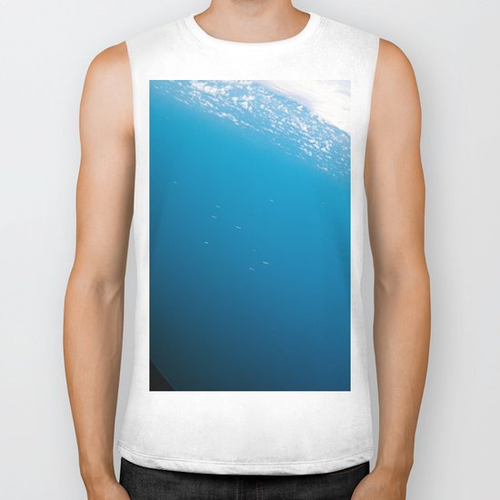Points in the sea Biker Tank