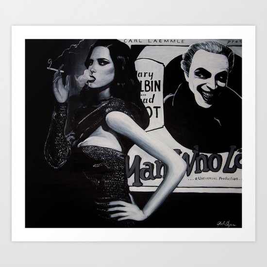 THE MAN WHO LAUGHS Art Print
