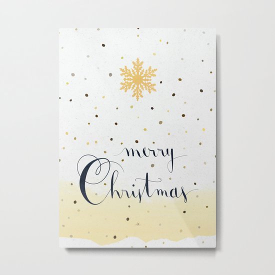 Merry Christmas Metal Print