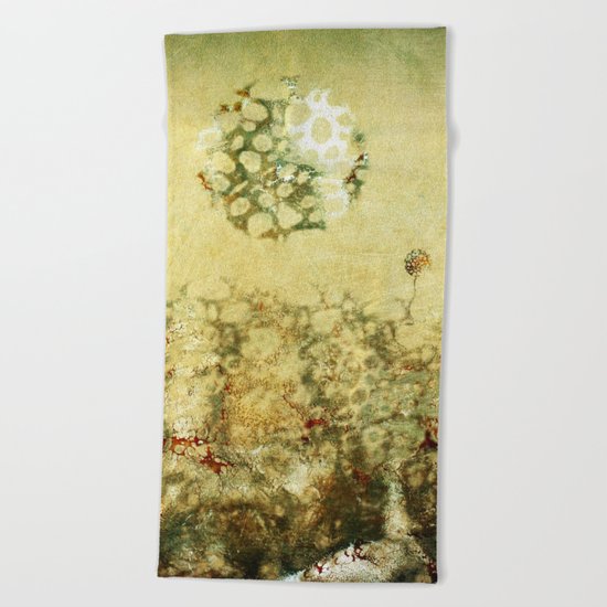 Moonflowers Beach Towel