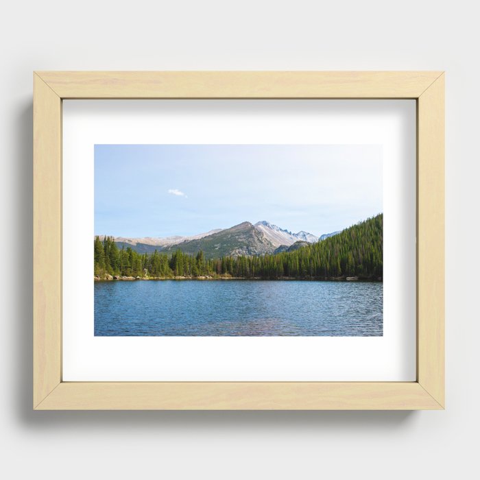 The Mountain Lake Recessed Framed Print