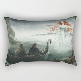 Lady of the Lake Rectangular Pillow