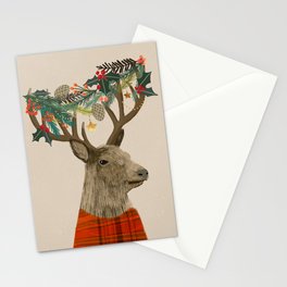 Christmas Deer Stationery Card