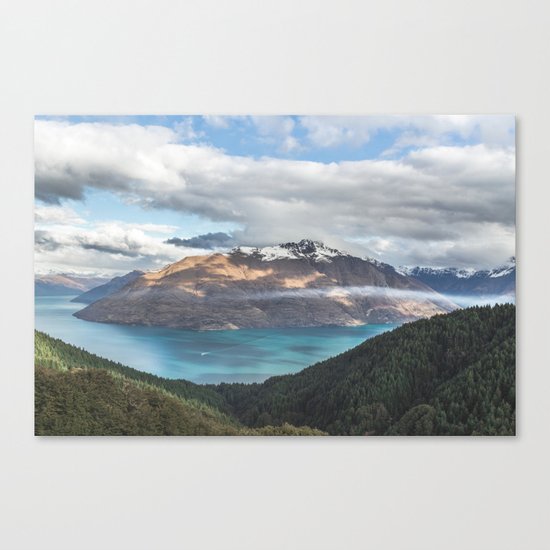 Island clouds Canvas Print