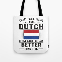Proud Dutch Flag Netherlands Heritage Dutch Roots Tote Bag