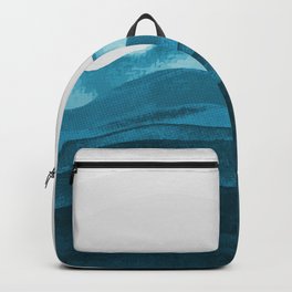 Ocean waves paint Backpack