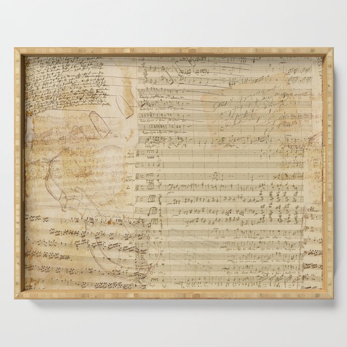 Classical music notations Serving Tray