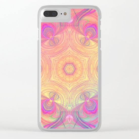 Psychedelic Kaleidoscope Clear iPhone Case