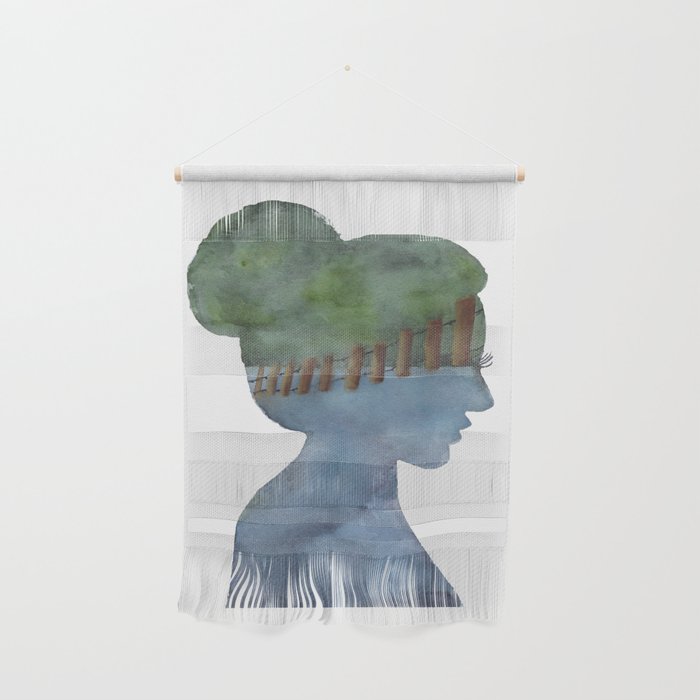 Silhouette Landscape Wall Hanging