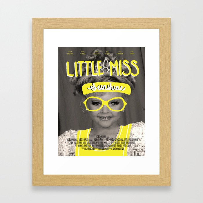 Little Miss Sunshine Movie Poster Framed Art Print