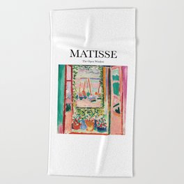 Matisse - The Open Window Beach Towel