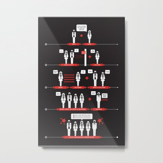 Boy Meets Girl Alt. Metal Print