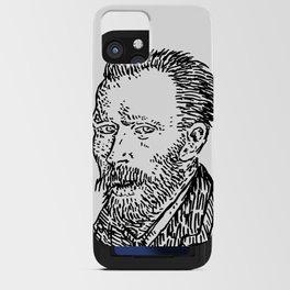 Van Gogh White iPhone Card Case