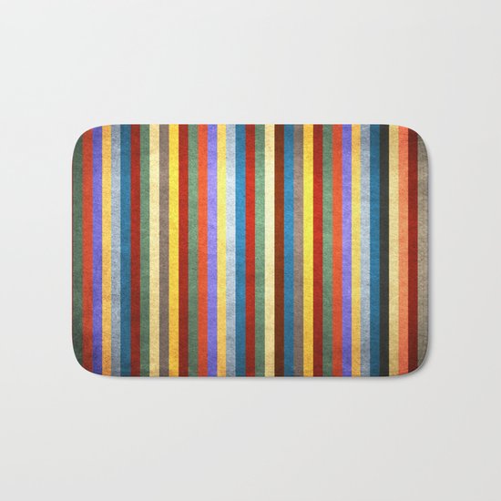 Crazy Stripes Bath Mat