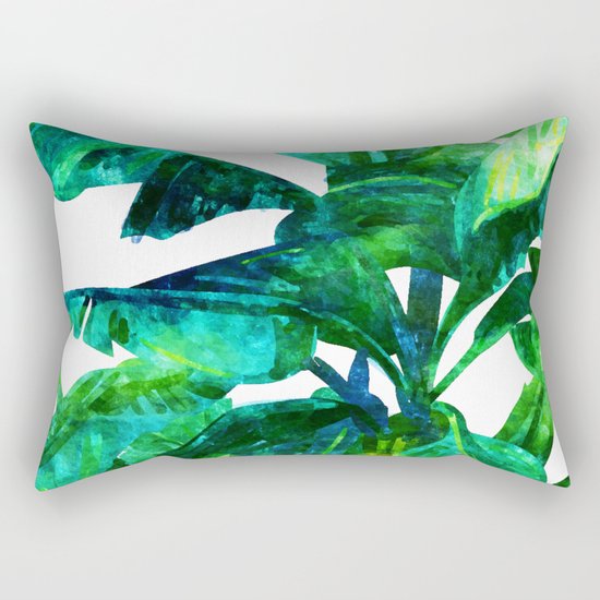 Banana Leaves #society6 #decor #buyart Rectangular Pillow