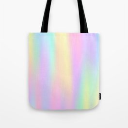 Gradient kawaii rainbow pastel colors Tote Bag
