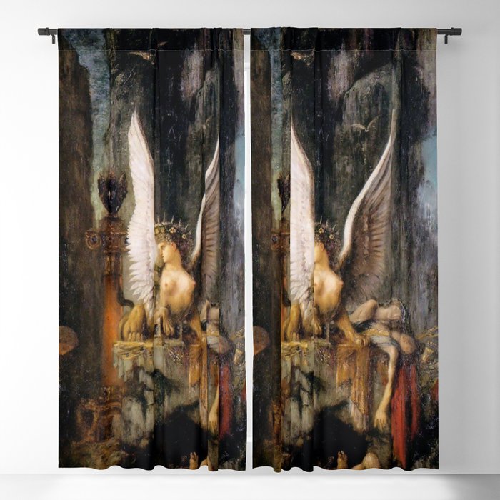 The Sphinx - Gustave Moreau Blackout Curtain