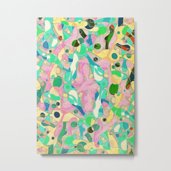 - pastel orgy - Metal Print