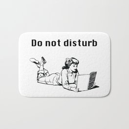 Do Not Disturb - Reading Girl Bath Mat